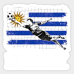 Uruguay Soccer Supporte Goalkeeper Shirt Sticker